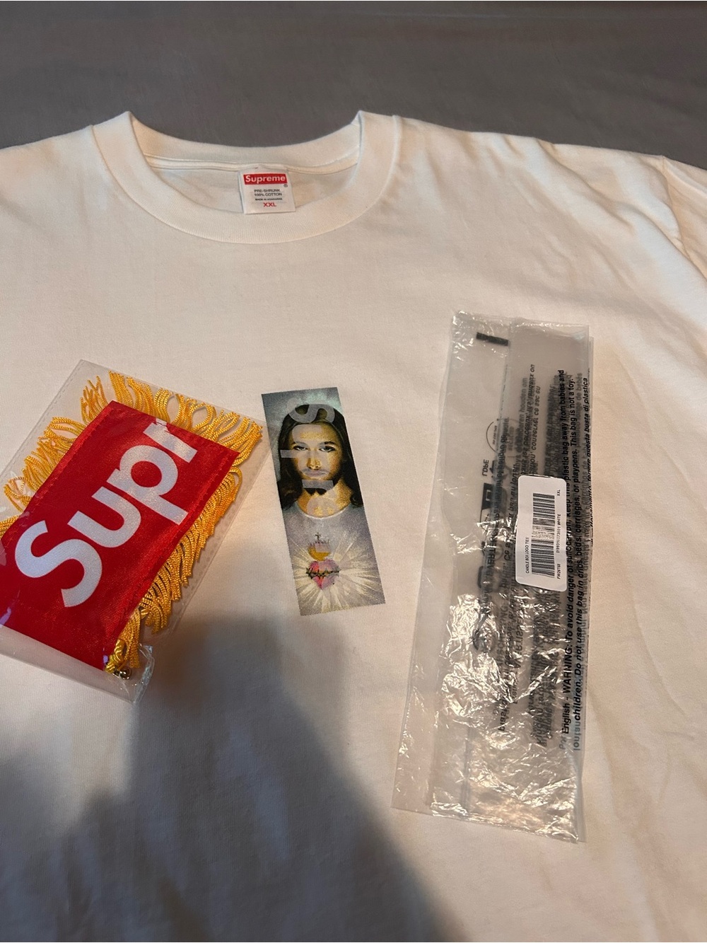 Supreme Prayer Card Bogo White